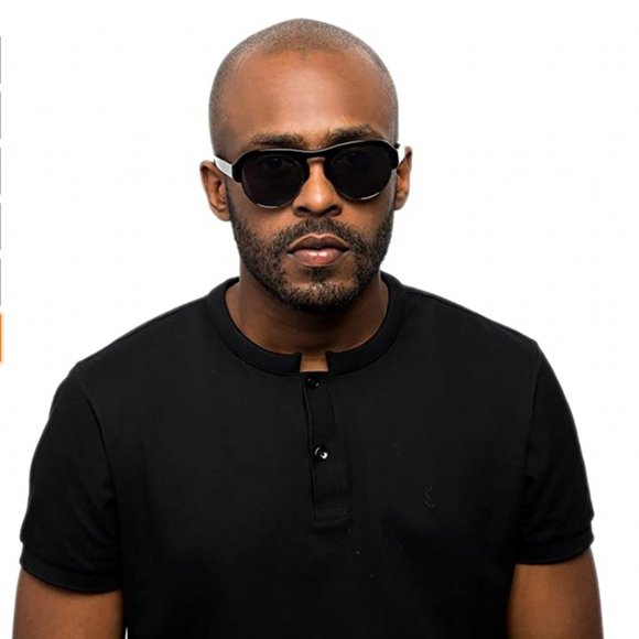 Hadid Eyewear Accessories - Hadid Eyewear Nomad Black Unisex Sunglasses